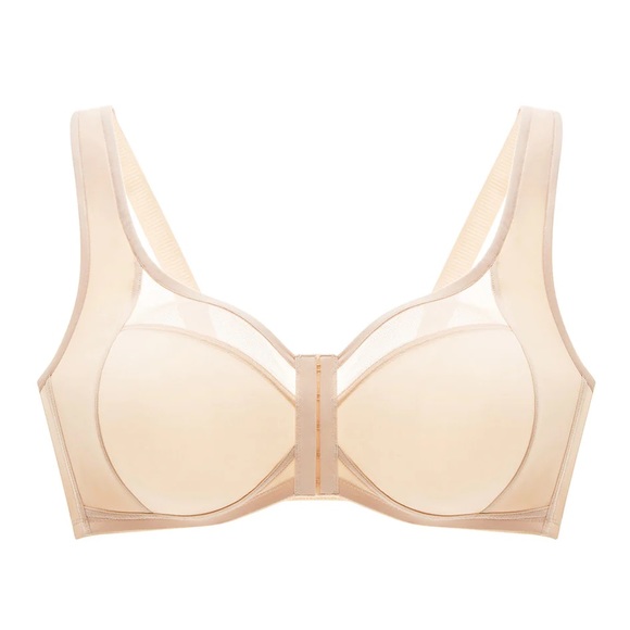 Front-Close Wireless Unpadded Bra - Picture 1 of 4